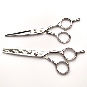 5.5 inch Hair Shears Set – [Models HC-55 Straights + HC-525 Thinning Shears]