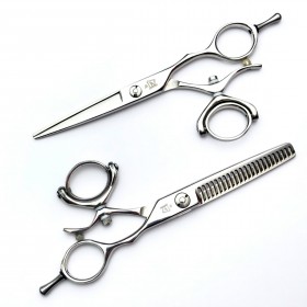 5.5 inch Swivel Shears Set – [Models DS-55 Straights + DS-523 Thinning Shears]