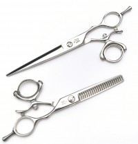 6.5 inch Swivel Shears Set – [Models DS-65 Straights + DS-523 Thinning Shears]